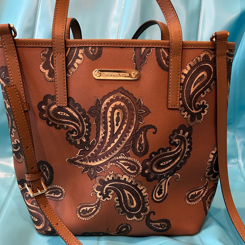 Michael Kors paisley bag.